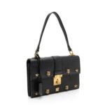 Gucci Calfskin Cat Lock Medium Top Handle