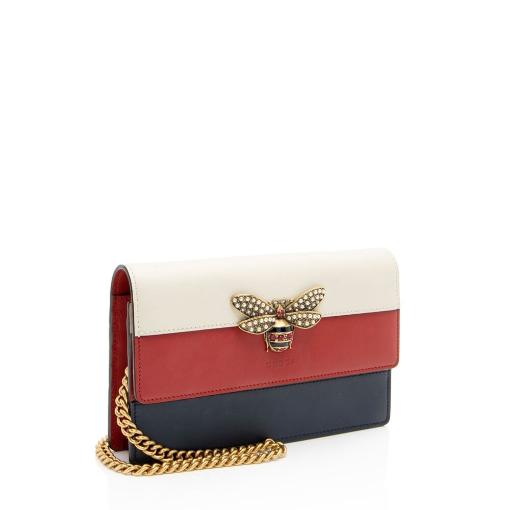 Gucci Calfskin Queen Margaret Wallet on Chain