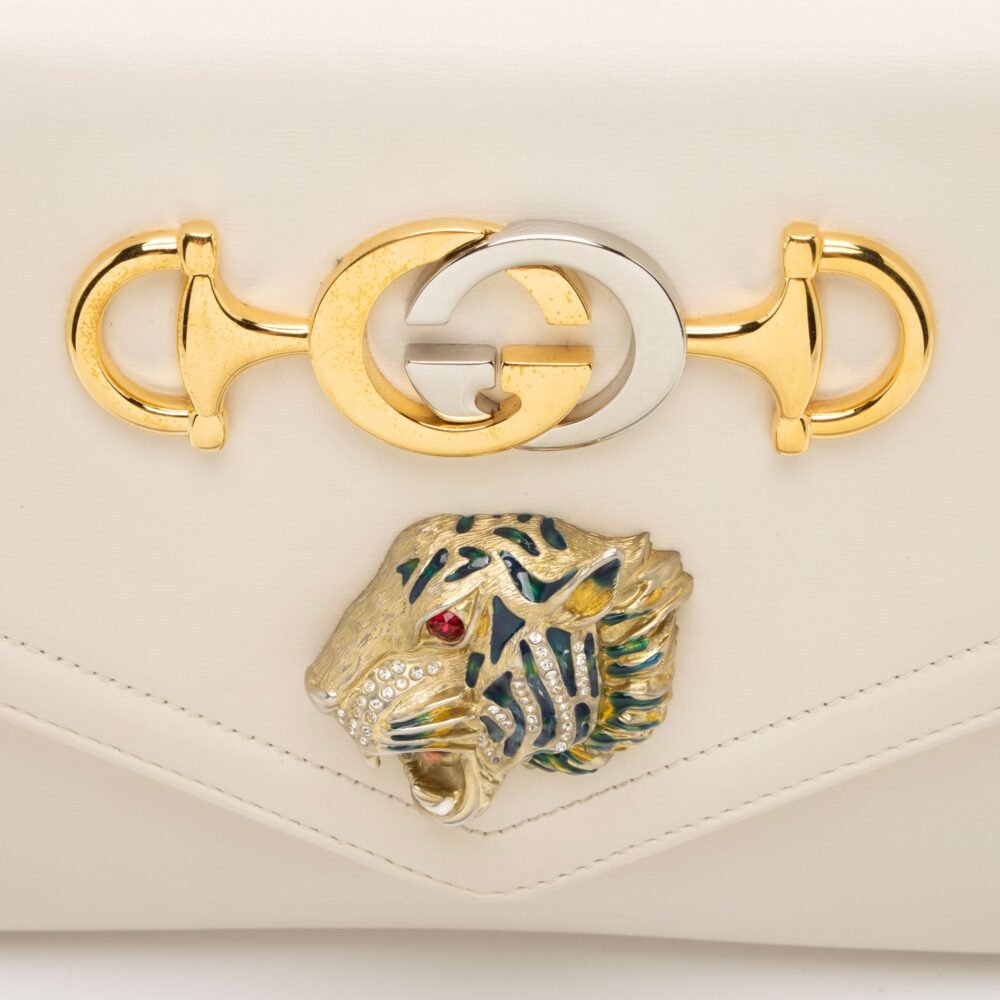 Gucci Calfskin Rajah Medium Shoulder Bag