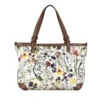 Gucci Flora Canvas Craft Tote