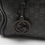 Gucci Guccissima Leather Charm Medium Tote