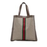 Gucci Large GG Supreme Ophidia Tote Bag