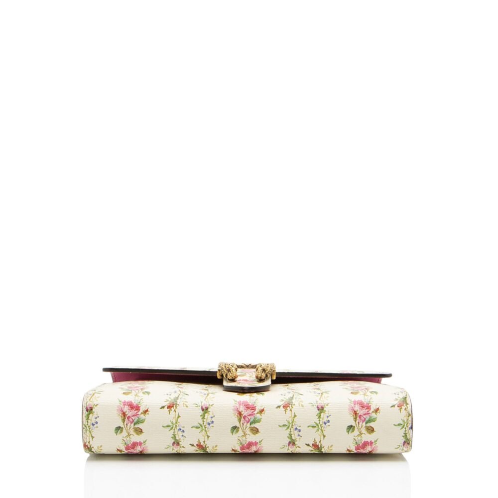 Gucci Leather Floral Dionysus Chain Wallet