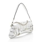 Gucci Metallic Calfskin Horsebit Chain Medium Shoulder Bag