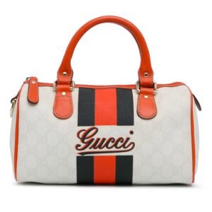 Gucci Mini GG Supreme Joy Web Boston Bag