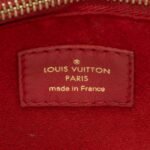 Louis Vuitton Calf Leather Monogram Canvas Double V Satchel