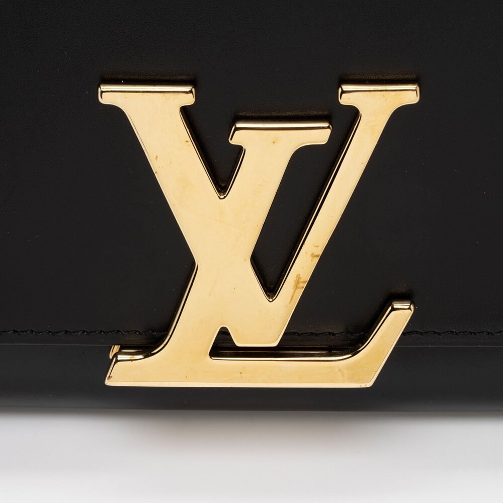 Louis Vuitton Calfskin Chain Louise Shoulder Bag