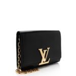 Louis Vuitton Calfskin Chain Louise Shoulder Bag