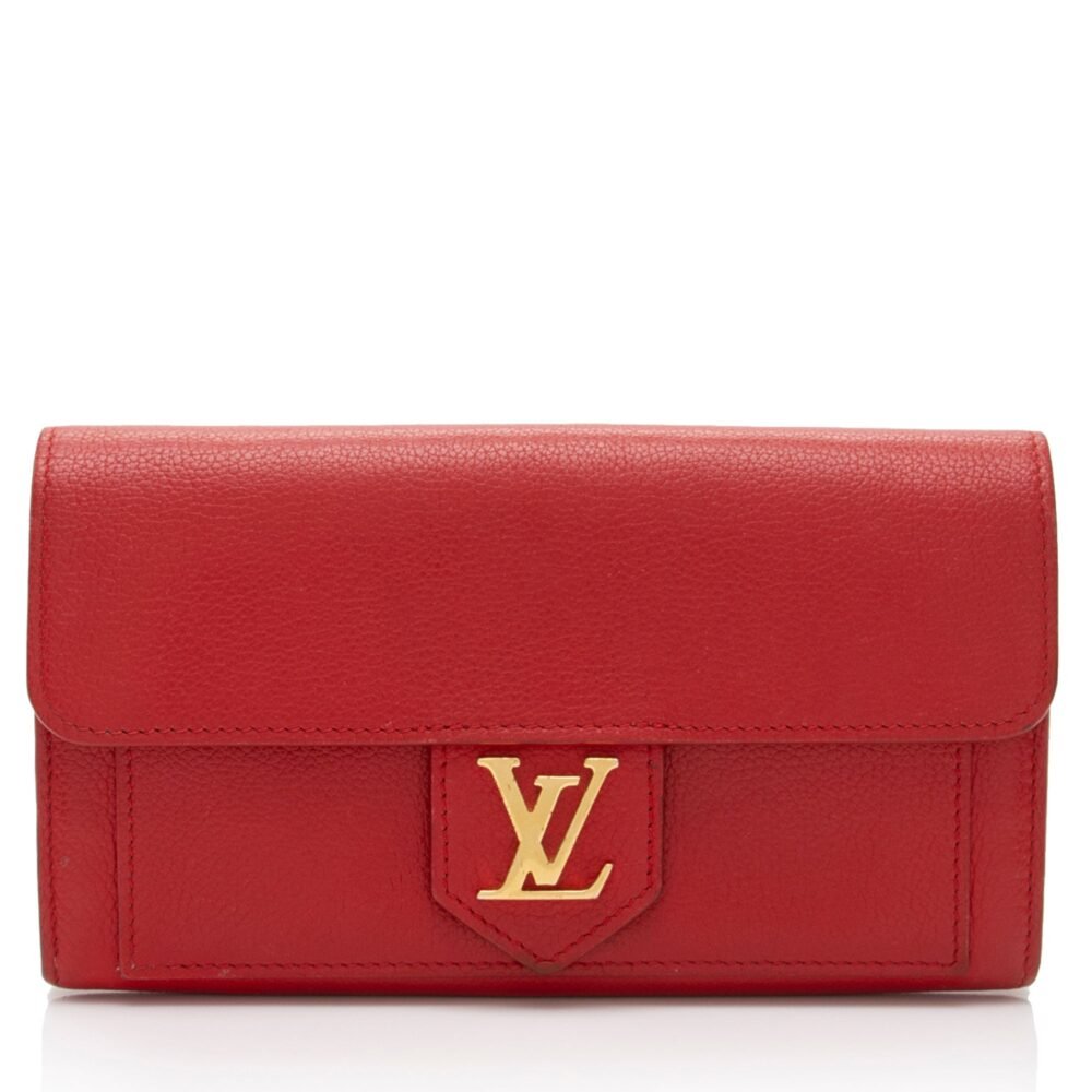 Louis Vuitton Calfskin Lockme Wallet