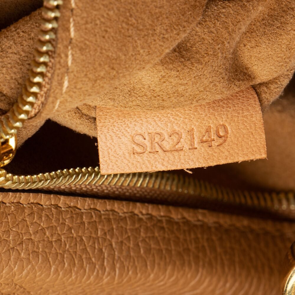 Louis Vuitton Calfskin Monogram Canvas On My Side MM Tote