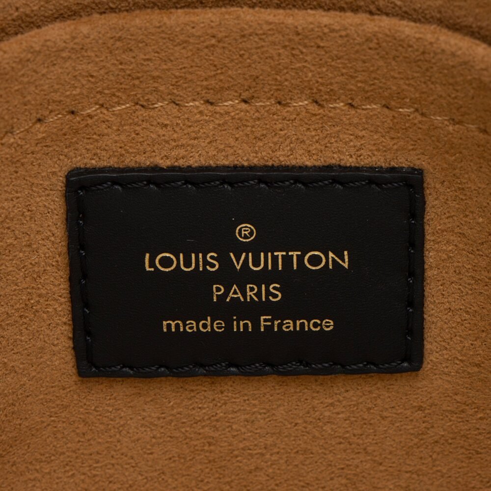 Louis Vuitton Calfskin Monogram Canvas On My Side MM Tote