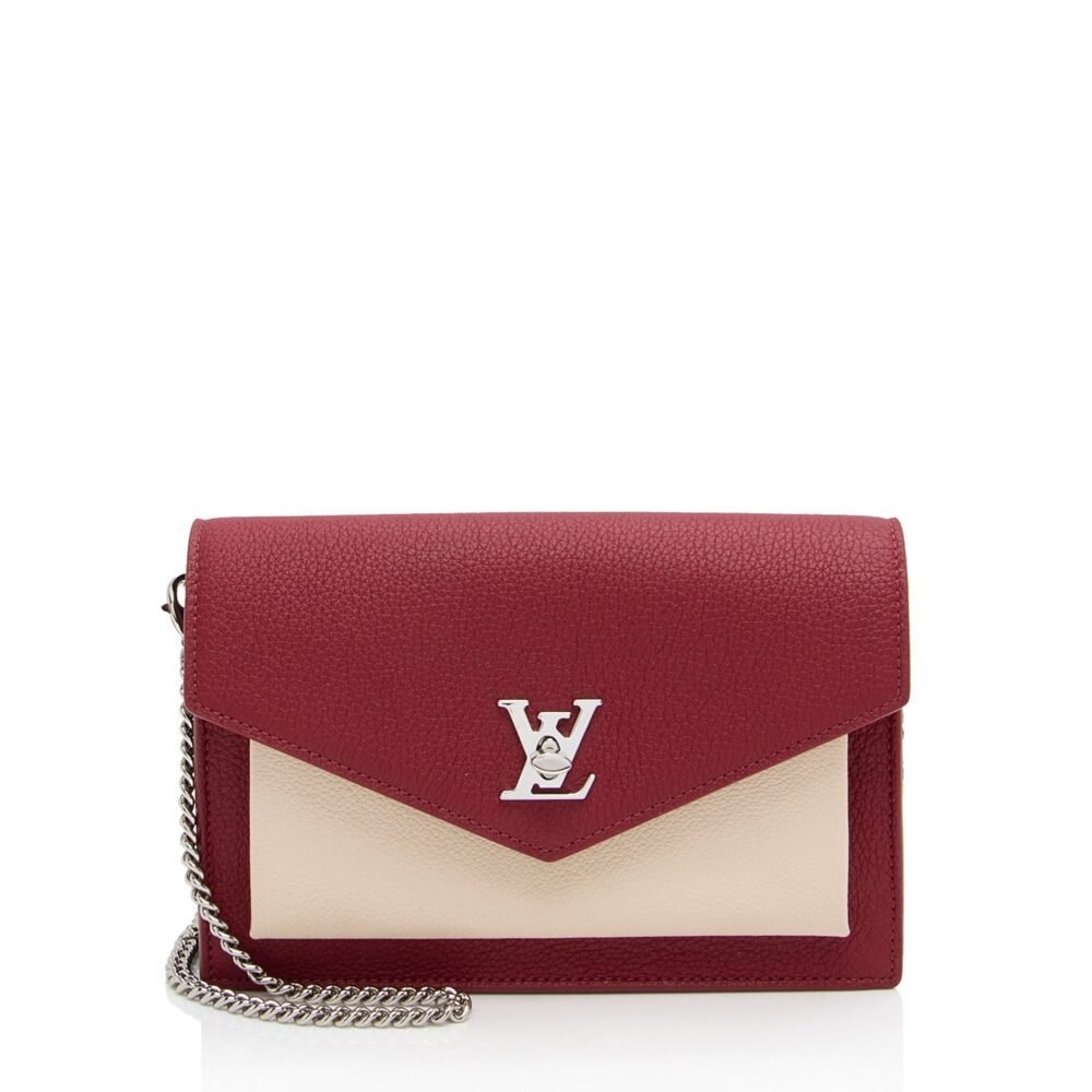 Louis Vuitton Calfskin Mylockme Chain Pochette