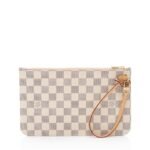 Louis Vuitton Damier Azur Neverfull MM Pochette