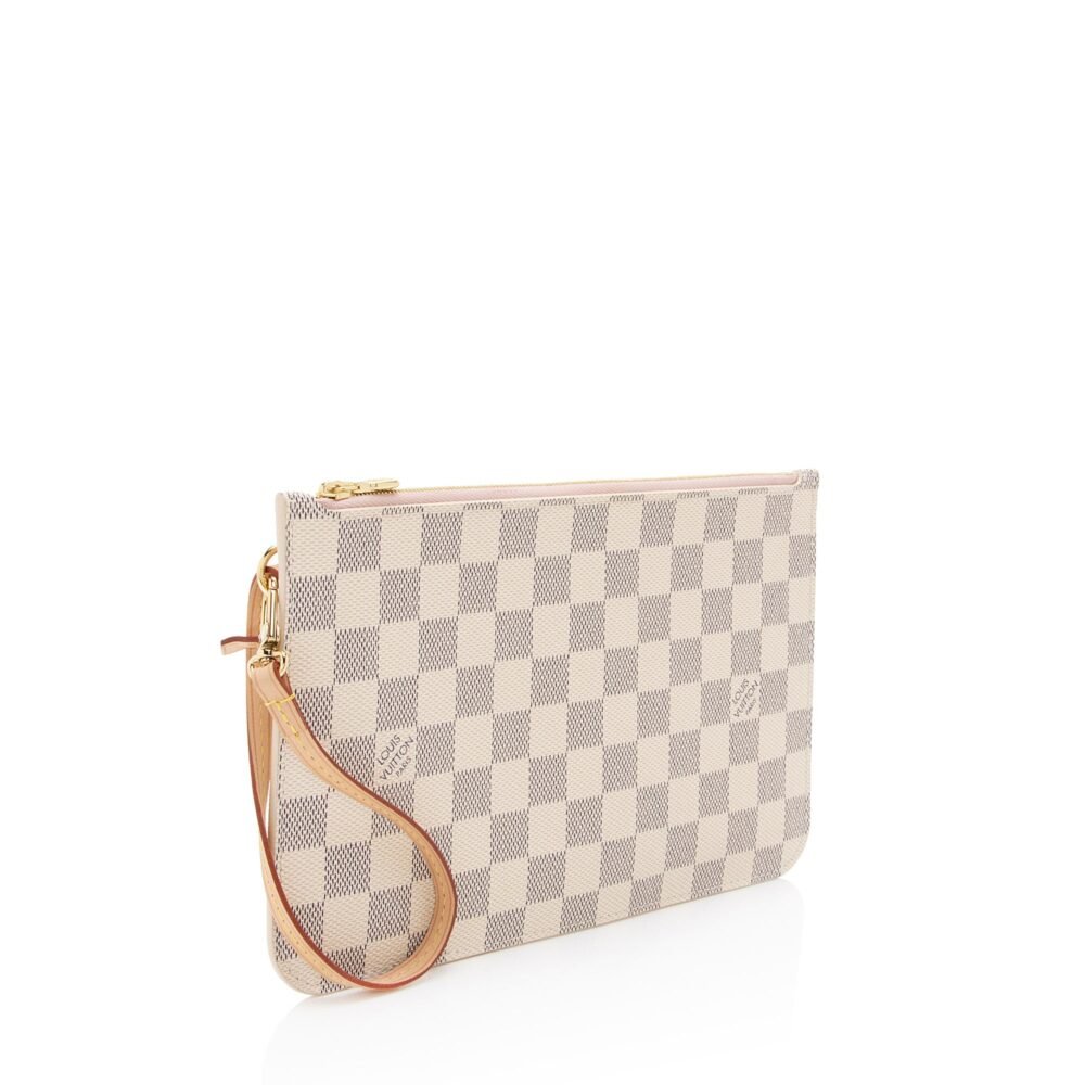 Louis Vuitton Damier Azur Neverfull MM Pochette