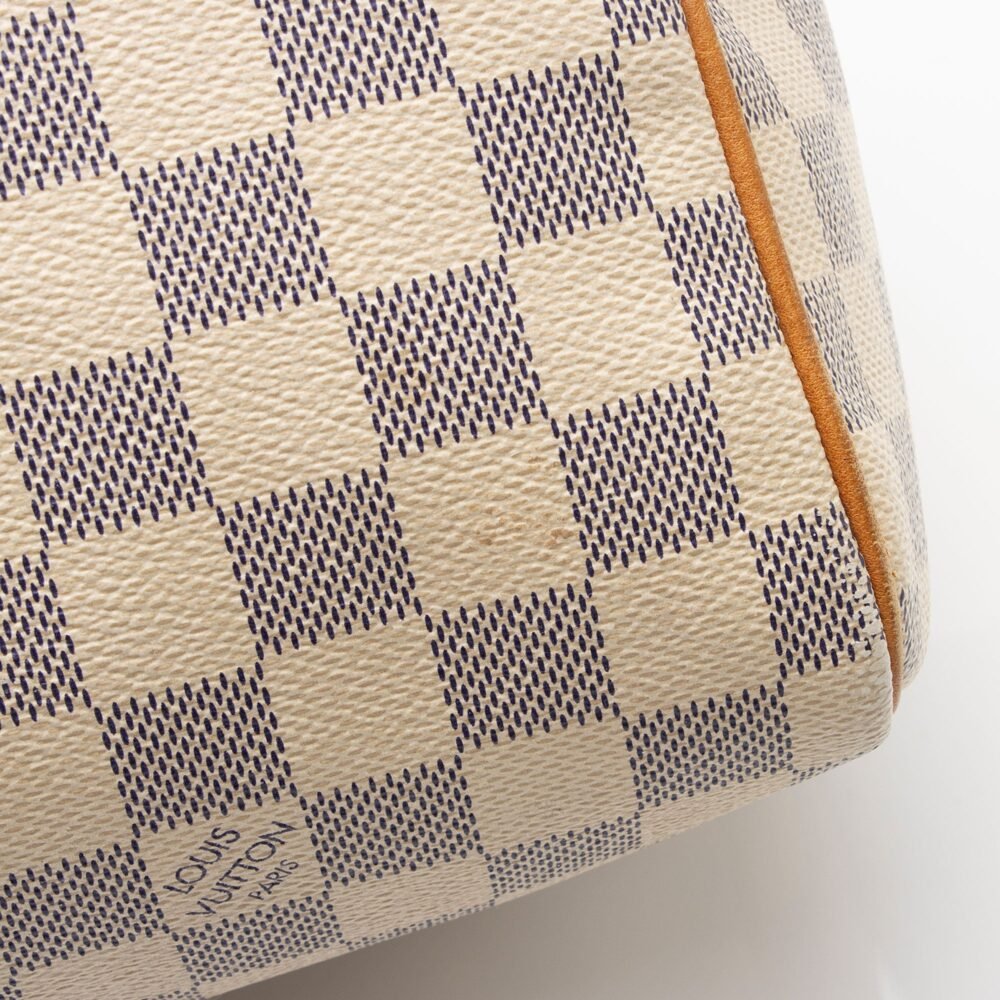 Louis Vuitton Damier Azur Speedy 30 Satchel