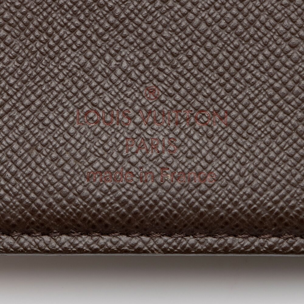 Louis Vuitton Damier Ebene French Purse Wallet