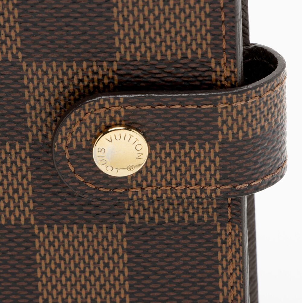 Louis Vuitton Damier Ebene Small Ring Agenda Cover