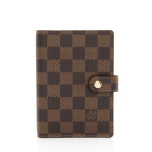 Louis Vuitton Damier Ebene Small Ring Agenda Cover