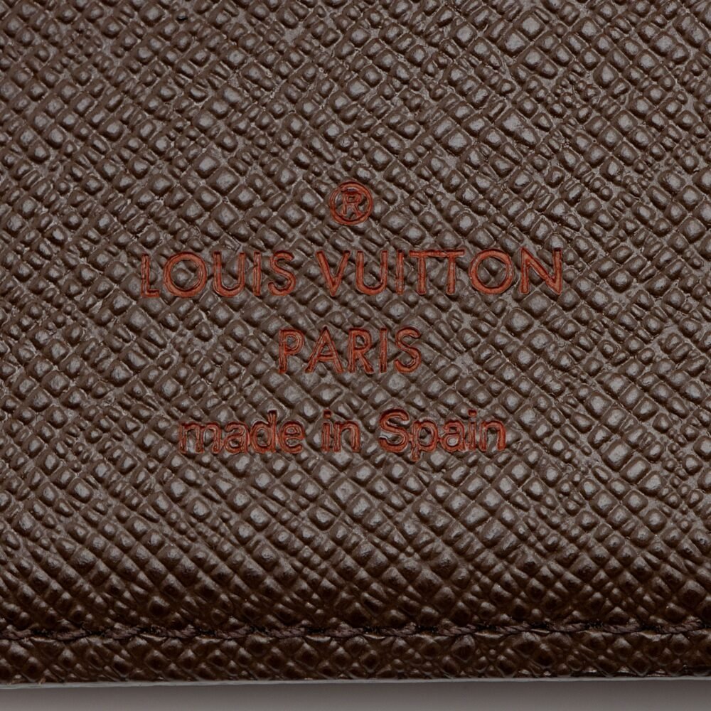 Louis Vuitton Damier Ebene Small Ring Agenda Cover