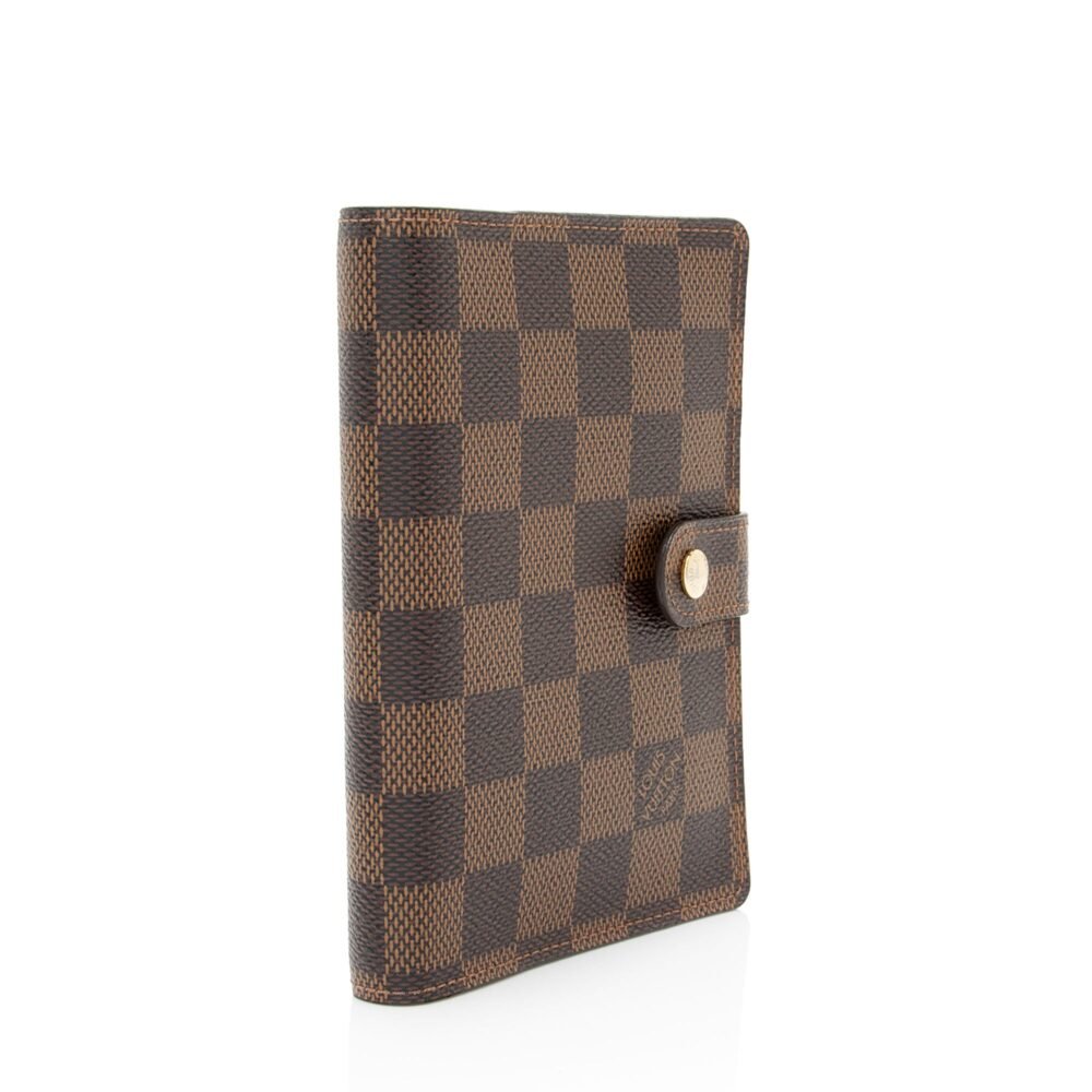 Louis Vuitton Damier Ebene Small Ring Agenda Cover