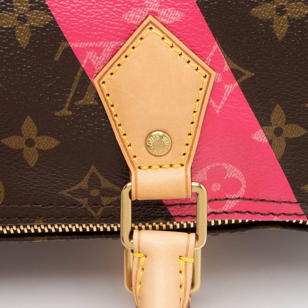 Louis Vuitton Monogram Canvas V Speedy 30 Satchel