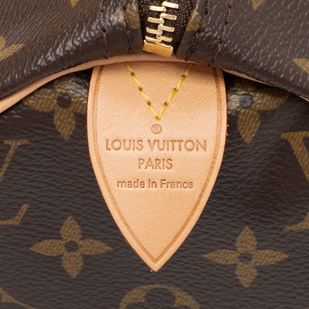 Louis Vuitton Monogram Canvas V Speedy 30 Satchel