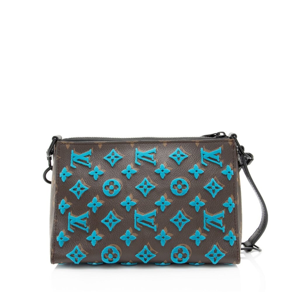 Louis Vuitton Tuffetage Monogram Canvas Triangle Messenger