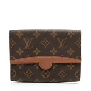 Louis Vuitton Vintage Monogram Canvas Arche Clutch