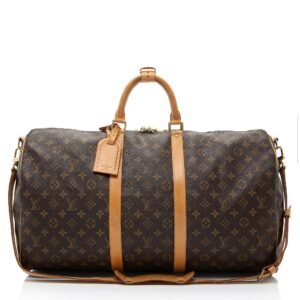 Louis Vuitton Vintage Monogram Canvas Keepall Bandouliere 55 Duffle