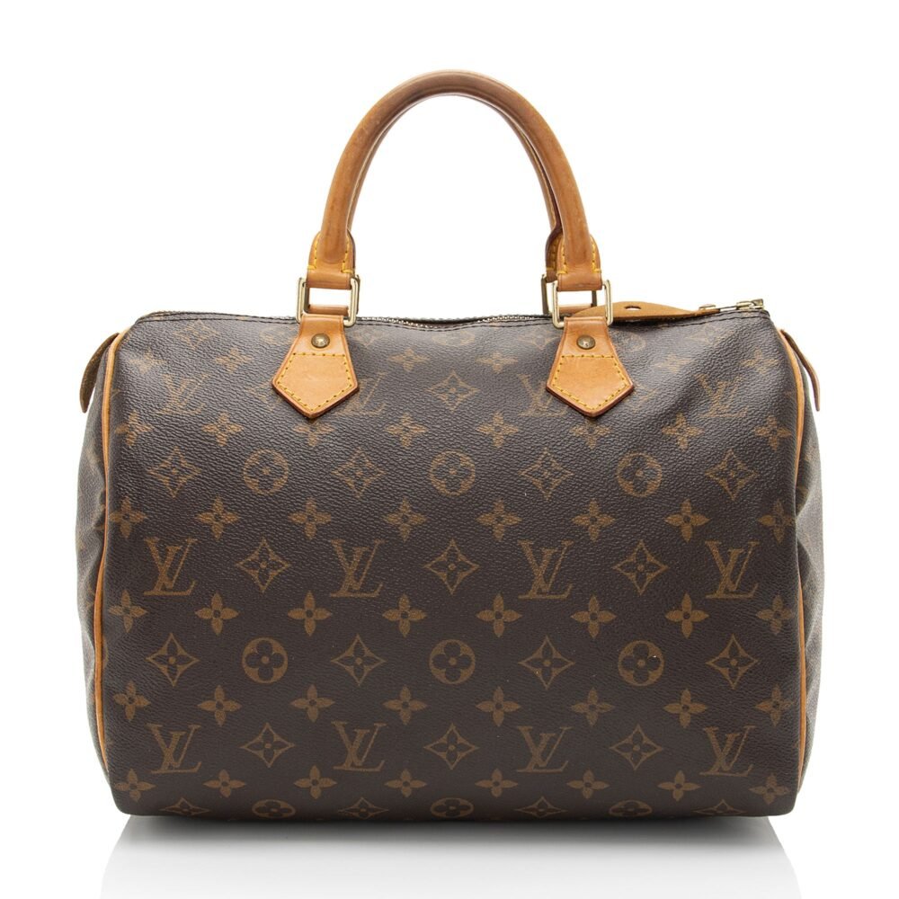Louis Vuitton Vintage Monogram Canvas Speedy 30 Satchel