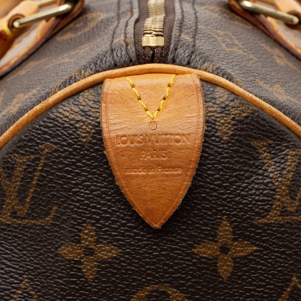 Louis Vuitton Vintage Monogram Canvas Speedy 30 Satchel