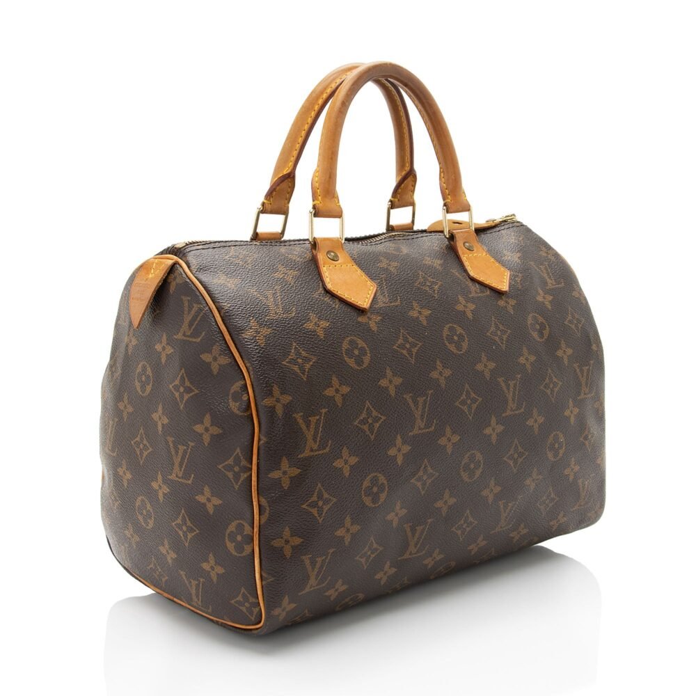 Louis Vuitton Vintage Monogram Canvas Speedy 30 Satchel